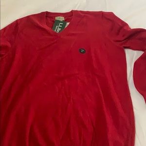 LL Bean men’s cotton/cashmere sweater